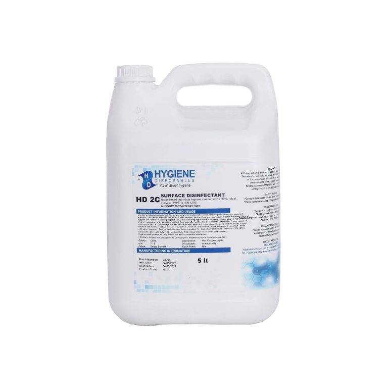 Surface Disinfectant - HD 2C - 5L(each)